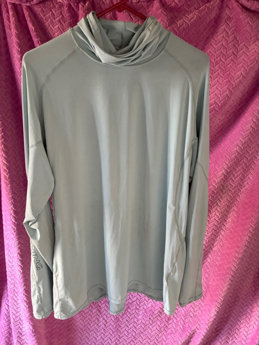 Men's Lightweight Hooded Shirt Jacket in Sage Green